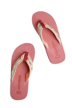 Weird Fish Flipflops And Footwear|Flipflops And Footwear|Adila Braided Flip Flops Desert Rose