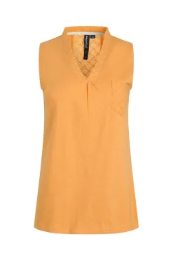 Weird Fish Tunics|Tops & T-Shirts|Ainey Broidery Pocket Vest Mango