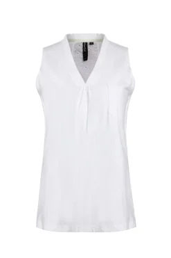 Weird Fish Tunics|Tops & T-Shirts|Ainey Broidery Pocket Vest White