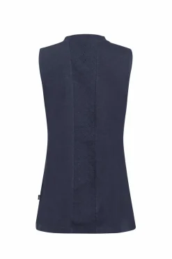 Weird Fish Tunics|Tops & T-Shirts|Ainey Broidery Pocket Vest Navy