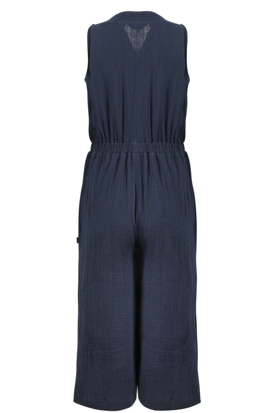 Weird Fish Dresses|Leggings|Alani Organic Cotton Double Cloth Jumpsuit Navy