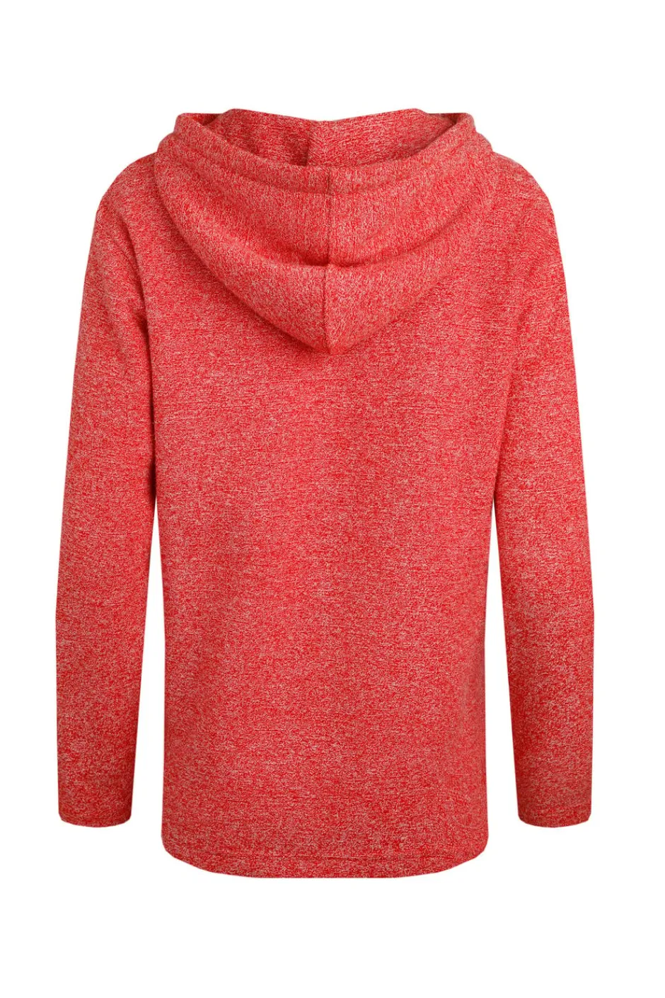 Weird Fish Fleece|Sweatshirts & Hoodies|Alisa Eco 1/4 Zip Snow Marl Fleece Hoodie Tango Red