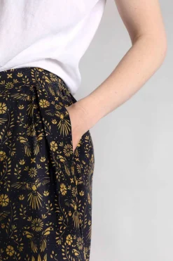 Weird Fish Shorts|Linen|Aloha Linen Rich Printed Shorts Ink