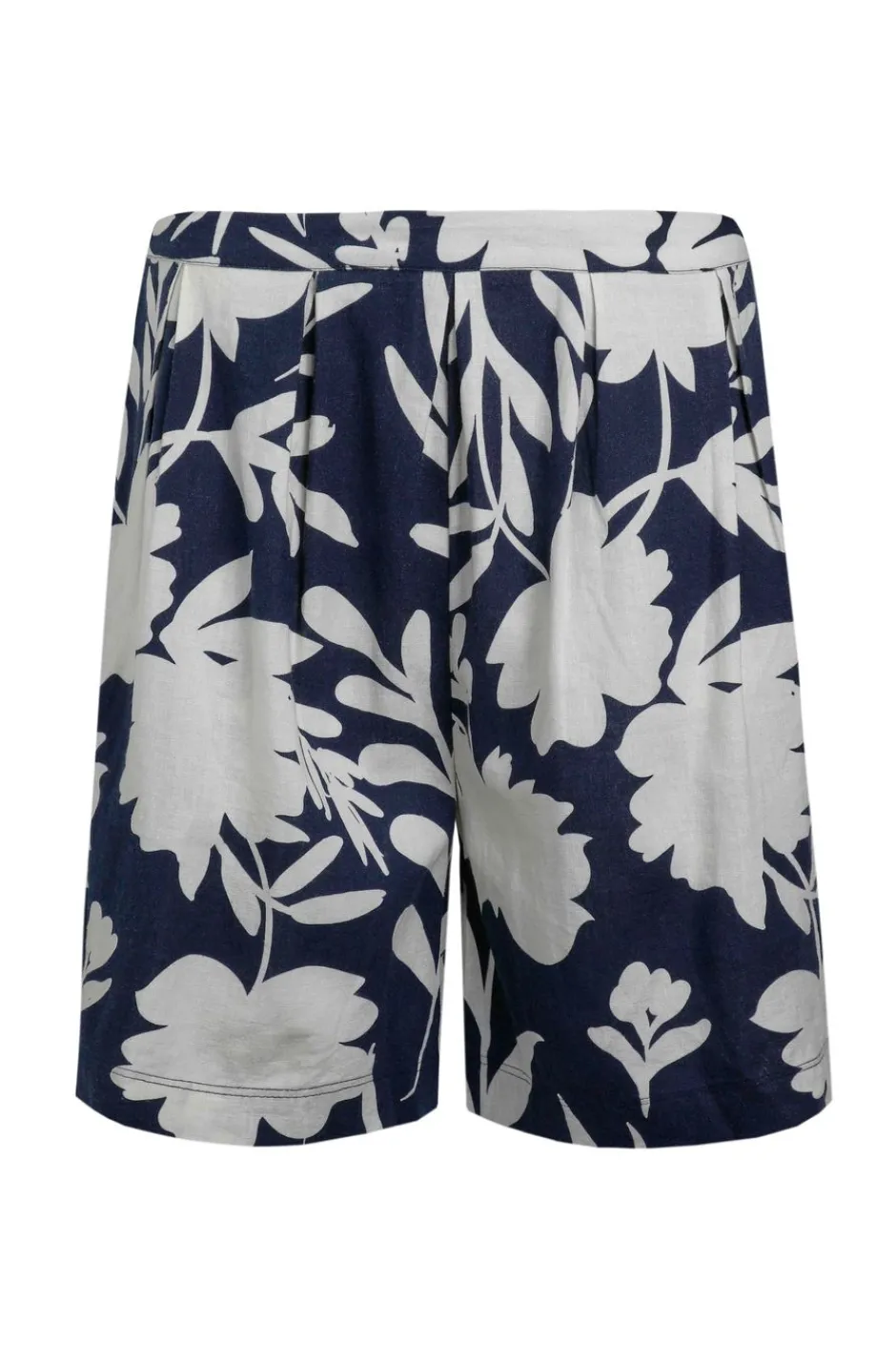 Weird Fish Shorts|Aloha Linen Rich Printed Shorts Nightshade