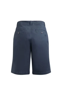 Weird Fish Shorts|Annalise Knee Length Chino Shorts Navy