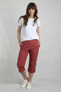 Weird Fish Shorts|Leggings|Anyar 3/4 Length Ripstop Trousers Desert Rose