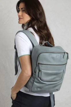 Weird Fish Socks & Tights|Socks & Tights|Apperly Faux Leather Backpack Mineral Blue