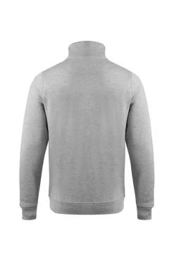 Weird Fish Sweatshirts & Hoodies|Archer Eco WF Branded 1/4 Zip Sweatshirt Grey Marl
