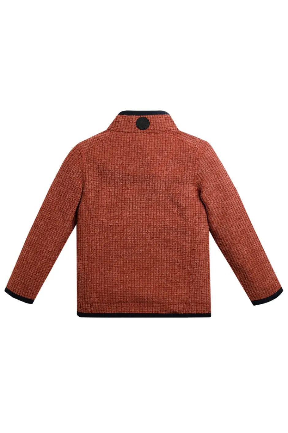 Weird Fish Kids Fleece & Hoodies|Archie Unisex Kids Eco 1/4 Zip Grid Fleece Chilli Red