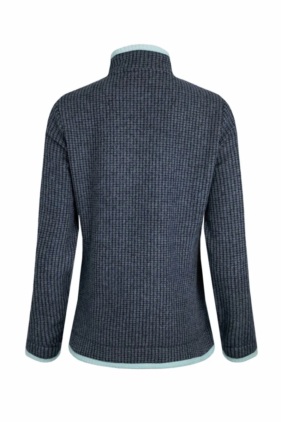 Weird Fish Fleece|Ariana Eco Full Zip Grid Fleece Rich Navy