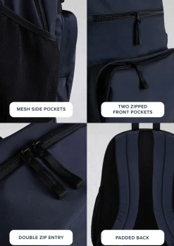 Weird Fish Caps & Scarves|Scarves & Caps|Arlington Commuter Backpack Navy