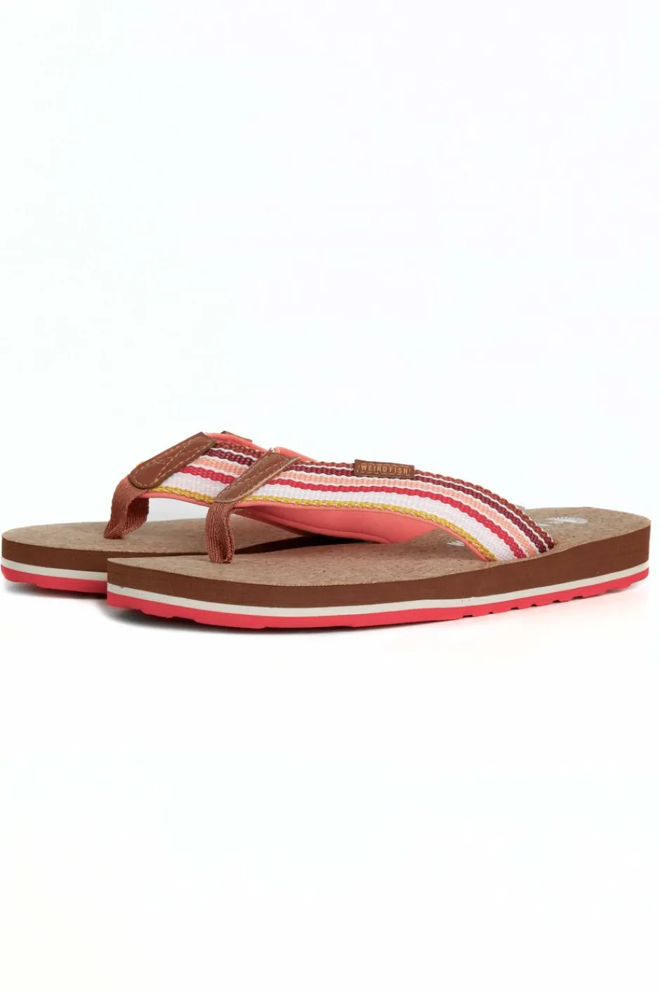 Weird Fish Flipflops And Footwear|Flipflops And Footwear|Arundel Cork Flip Flops Desert Rose