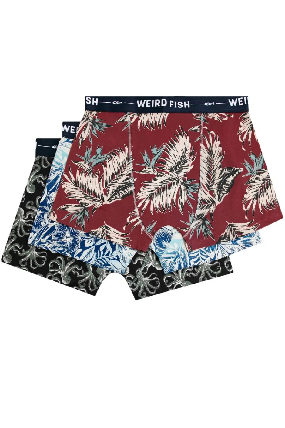 Weird Fish Socks & Underwear|Socks & Underwear|Ashridge Boxer Shorts 3 Pack Multi