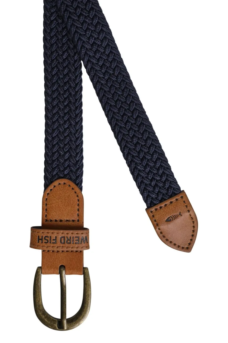 Weird Fish Socks & Tights|Socks & Tights|Aspen Braided Stretch Belt Navy