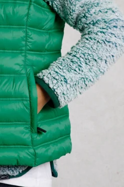 Weird Fish Coats, Jackets And Gilets|Atissa Lightweight Padded Gilet Evergreen