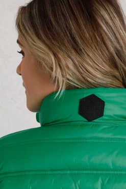 Weird Fish Coats, Jackets And Gilets|Atissa Lightweight Padded Gilet Evergreen