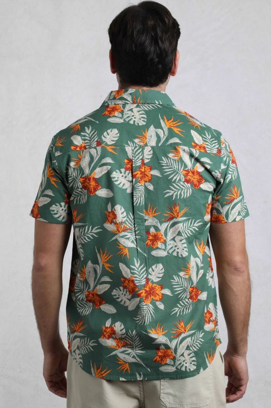 Weird Fish Shirts|Avondale Short Sleeve Printed Shirt Dusky Green