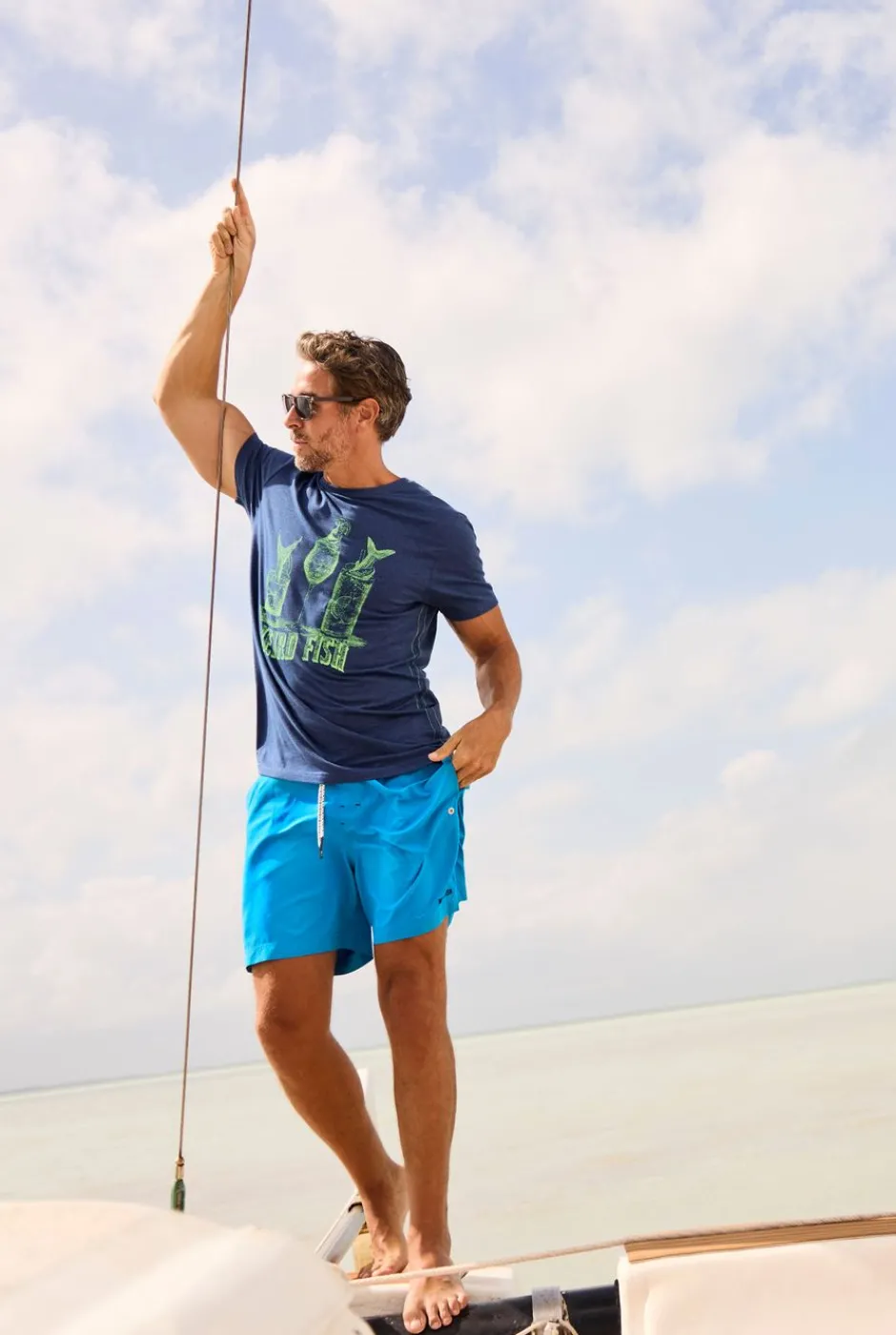 Weird Fish Swimshorts & Changing Robes|Swimwear|Banning Swim Short Lagoon Blue