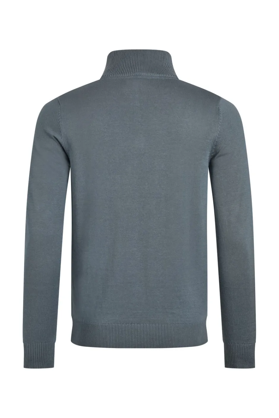 Weird Fish Jumpers & Knitwear|Baxter Fine Knit 1/4 Zip Jumper Blue Mirage