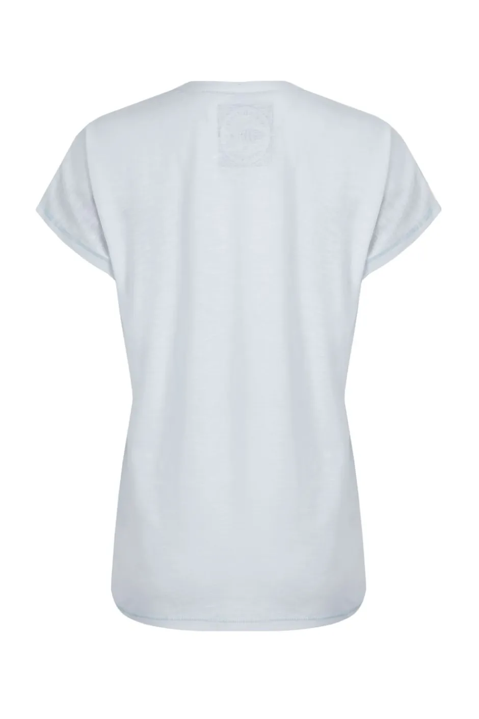 Weird Fish Tunics|Tops & T-Shirts|Beach Run Organic Cotton Front Print Graphic T-Shirt White