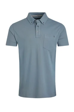 Weird Fish Polo & Rugby Shirts|Beacon Pique Polo Blue Mirage