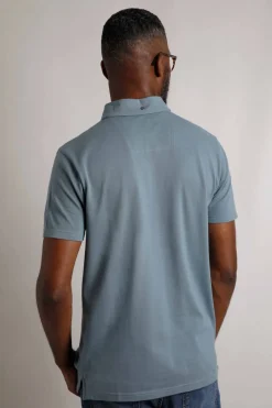 Weird Fish Polo & Rugby Shirts|Beacon Pique Polo Blue Mirage