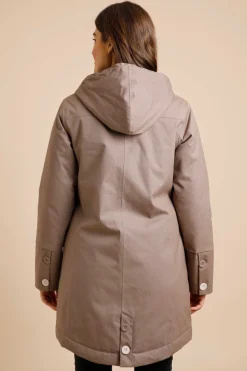 Weird Fish Coats, Jackets And Gilets|Beatrix Eco Wadded Waterproof Coat Bronze