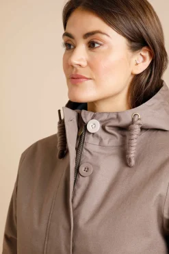 Weird Fish Coats, Jackets And Gilets|Beatrix Eco Wadded Waterproof Coat Bronze