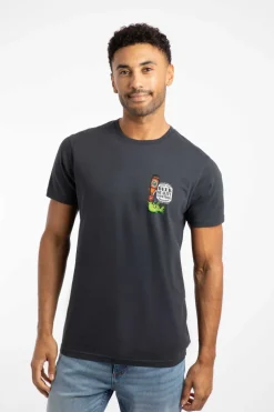 Weird Fish T-Shirts|Beer Offisher Back Print Artist T-Shirt Navy