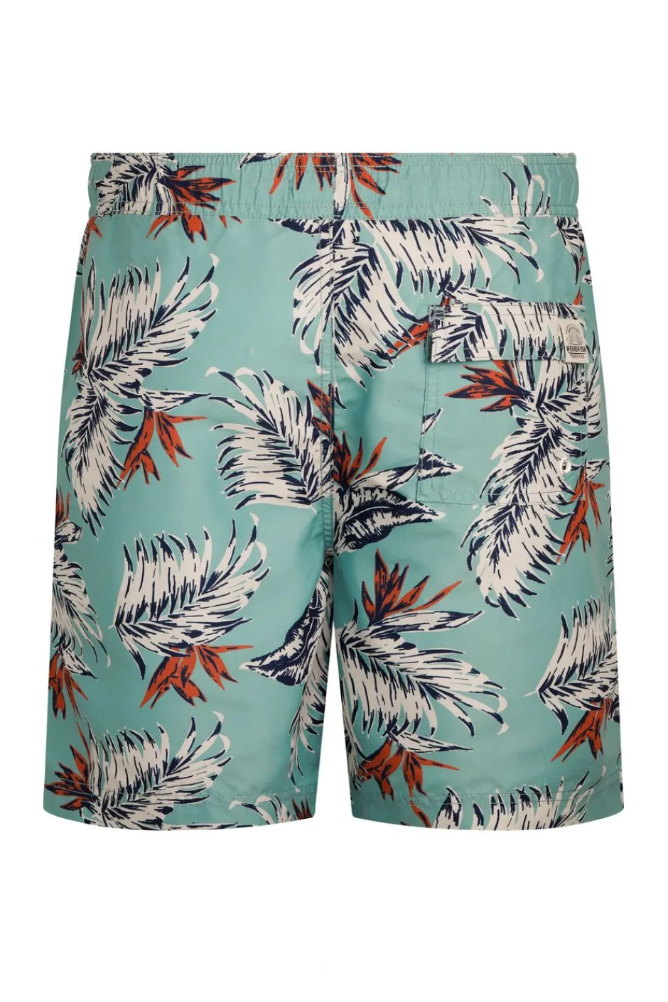 Weird Fish Shorts|Belukha Printed Swim Shorts Mineral Blue