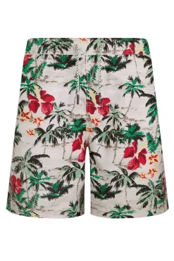 Weird Fish Shorts|Swimshorts & Changing Robes|Belukha Printed Swim Shorts Peapod