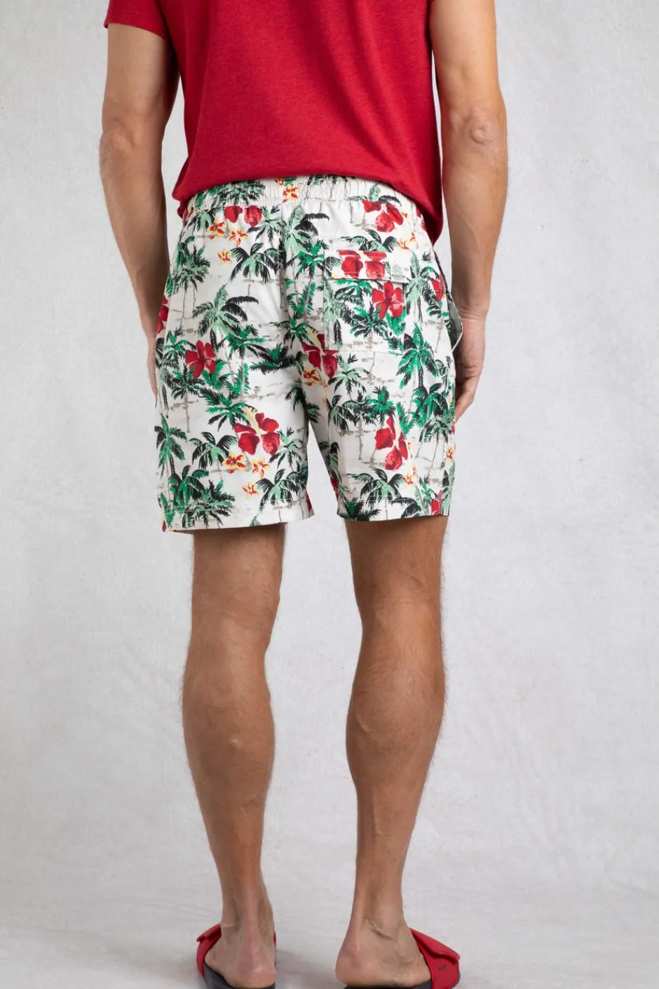 Weird Fish Shorts|Swimshorts & Changing Robes|Belukha Printed Swim Shorts Peapod