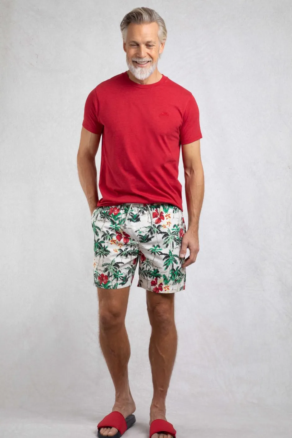 Weird Fish Shorts|Swimshorts & Changing Robes|Belukha Printed Swim Shorts Peapod