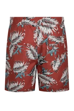 Weird Fish Shorts|Swimshorts & Changing Robes|Belukha Printed Swim Shorts Paprika