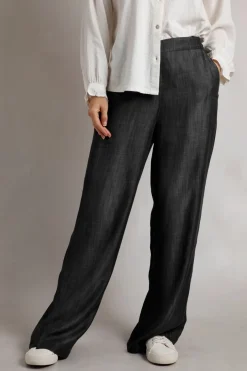 Weird Fish Leggings|Jumpsuits & Playsuits|Bethany Tencel™ Wide Leg Trousers Charcoal