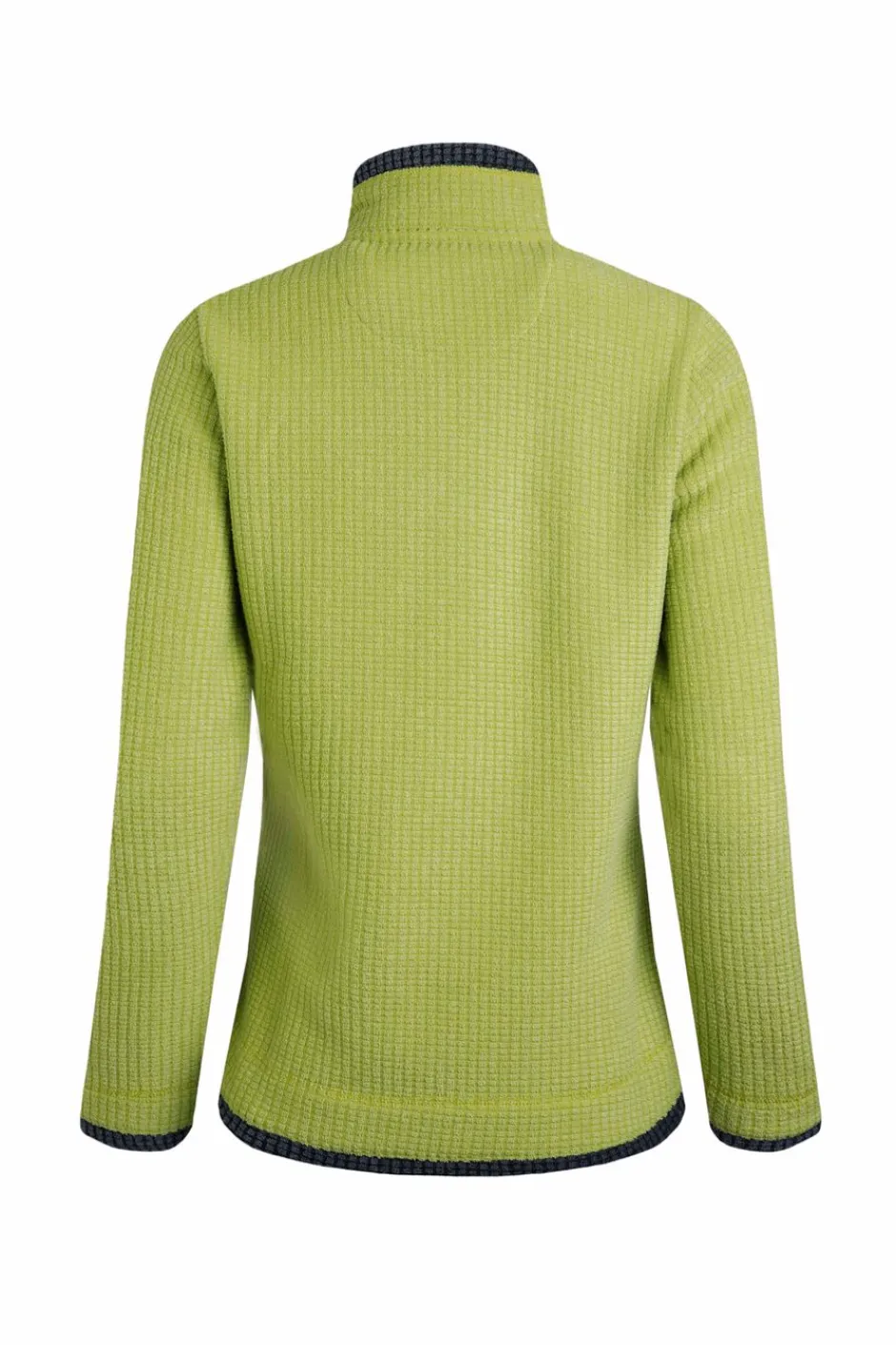 Weird Fish Fleece|Beye Eco 1/4 Zip Grid Fleece Tarragon