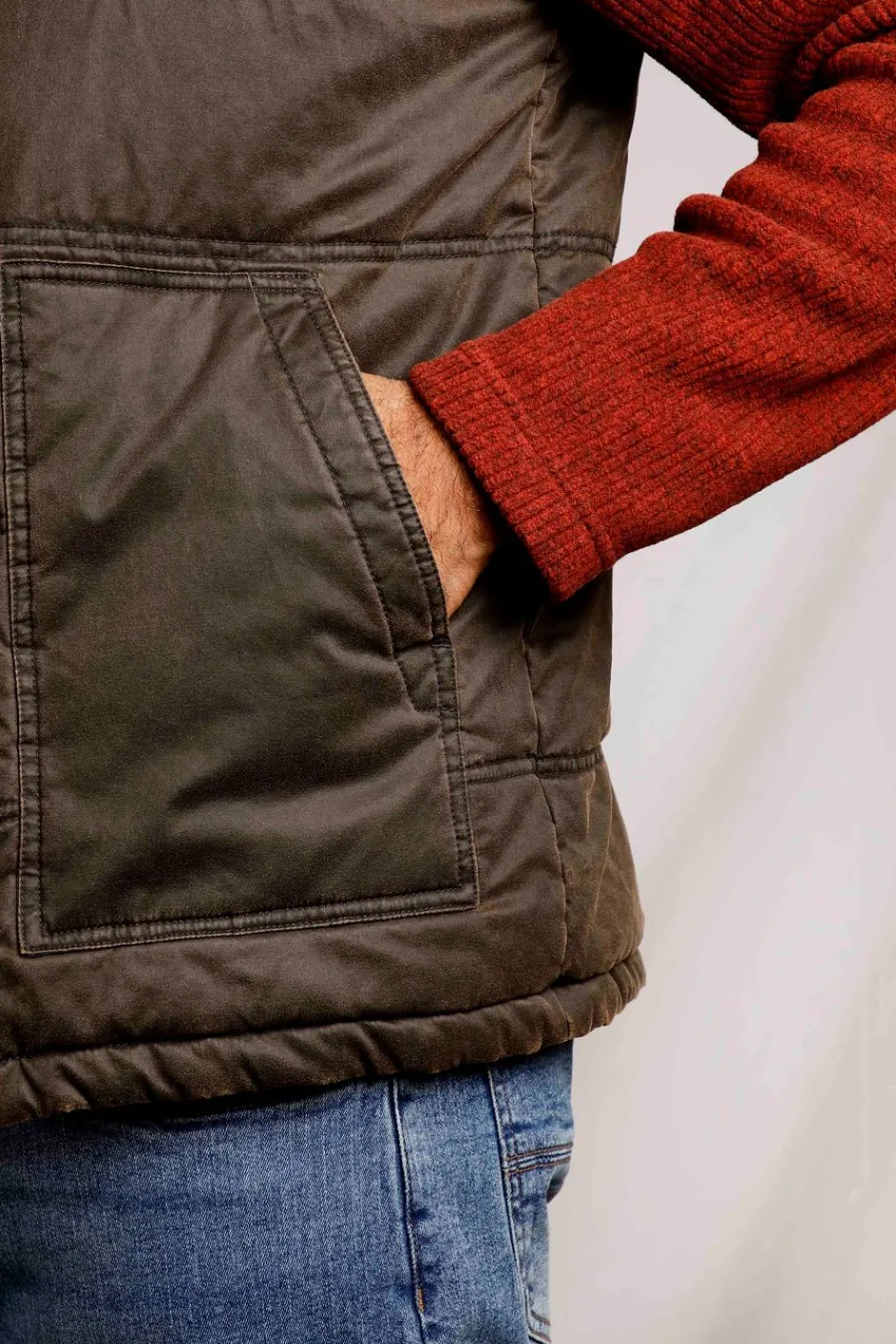 Weird Fish Coats, Jackets And Gilets|Blayney Gilet Bark