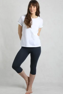 Weird Fish Leggings|Jumpsuits & Playsuits|Blondie Cropped Leggings Navy