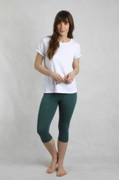 Weird Fish Leggings|Jumpsuits & Playsuits|Blondie Cropped Leggings Dusky Green