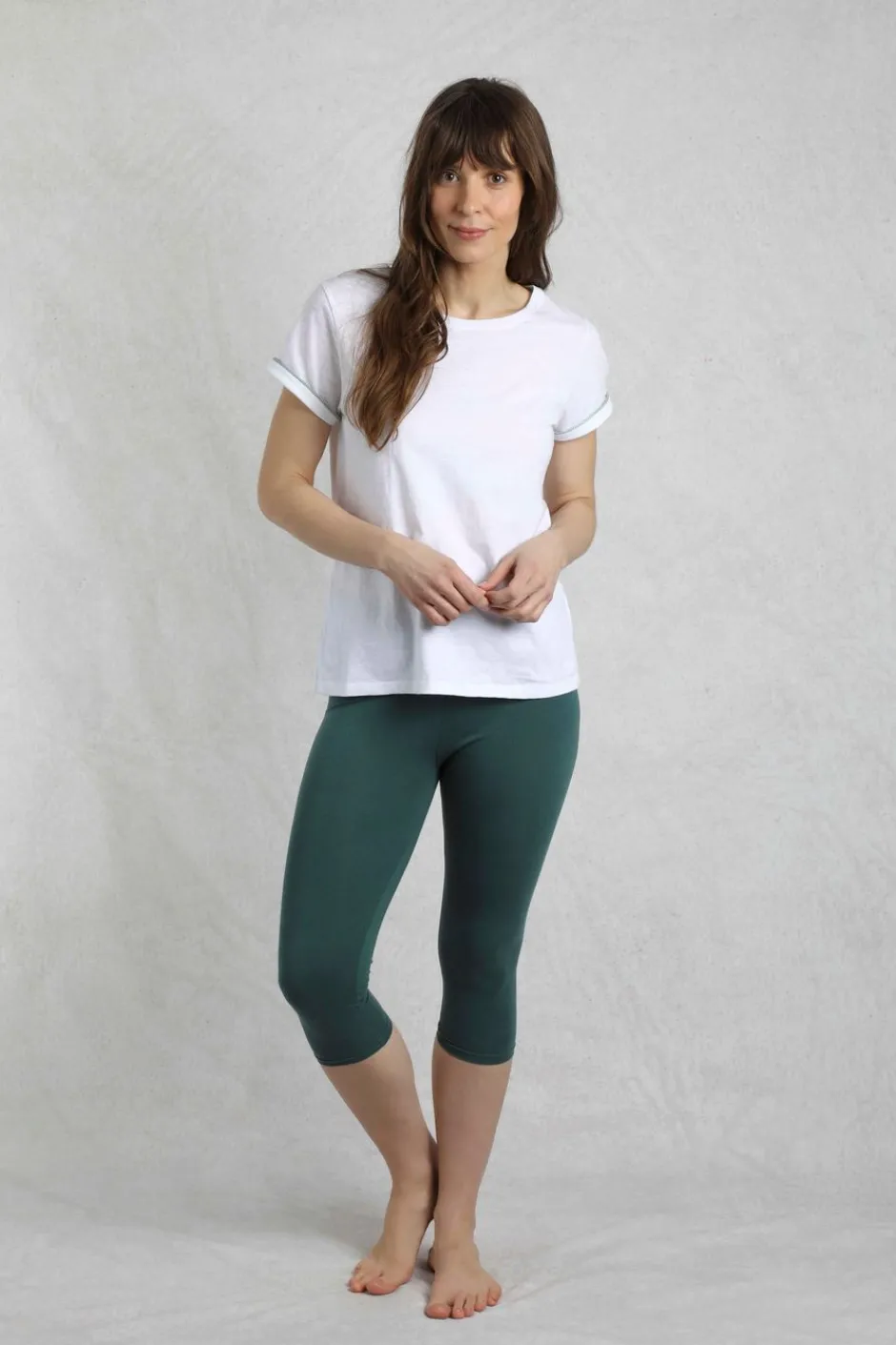 Weird Fish Leggings|Jumpsuits & Playsuits|Blondie Cropped Leggings Dusky Green