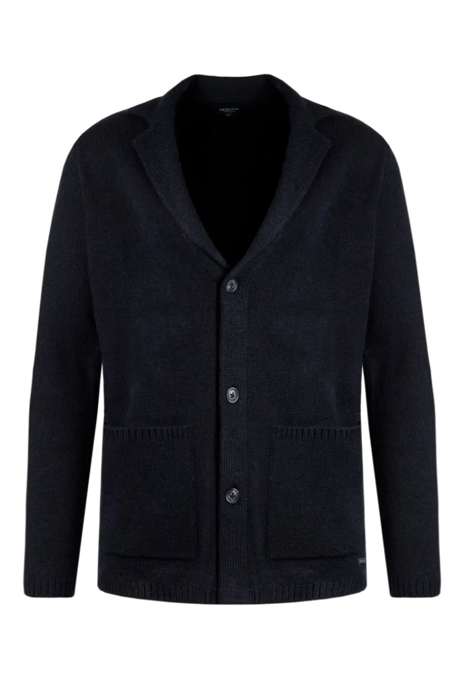 Weird Fish Jumpers & Knitwear|Brad Knitted Cardigan Midnight