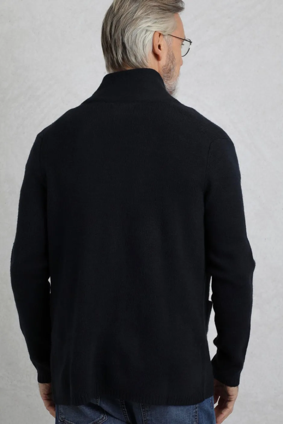 Weird Fish Jumpers & Knitwear|Brad Knitted Cardigan Midnight