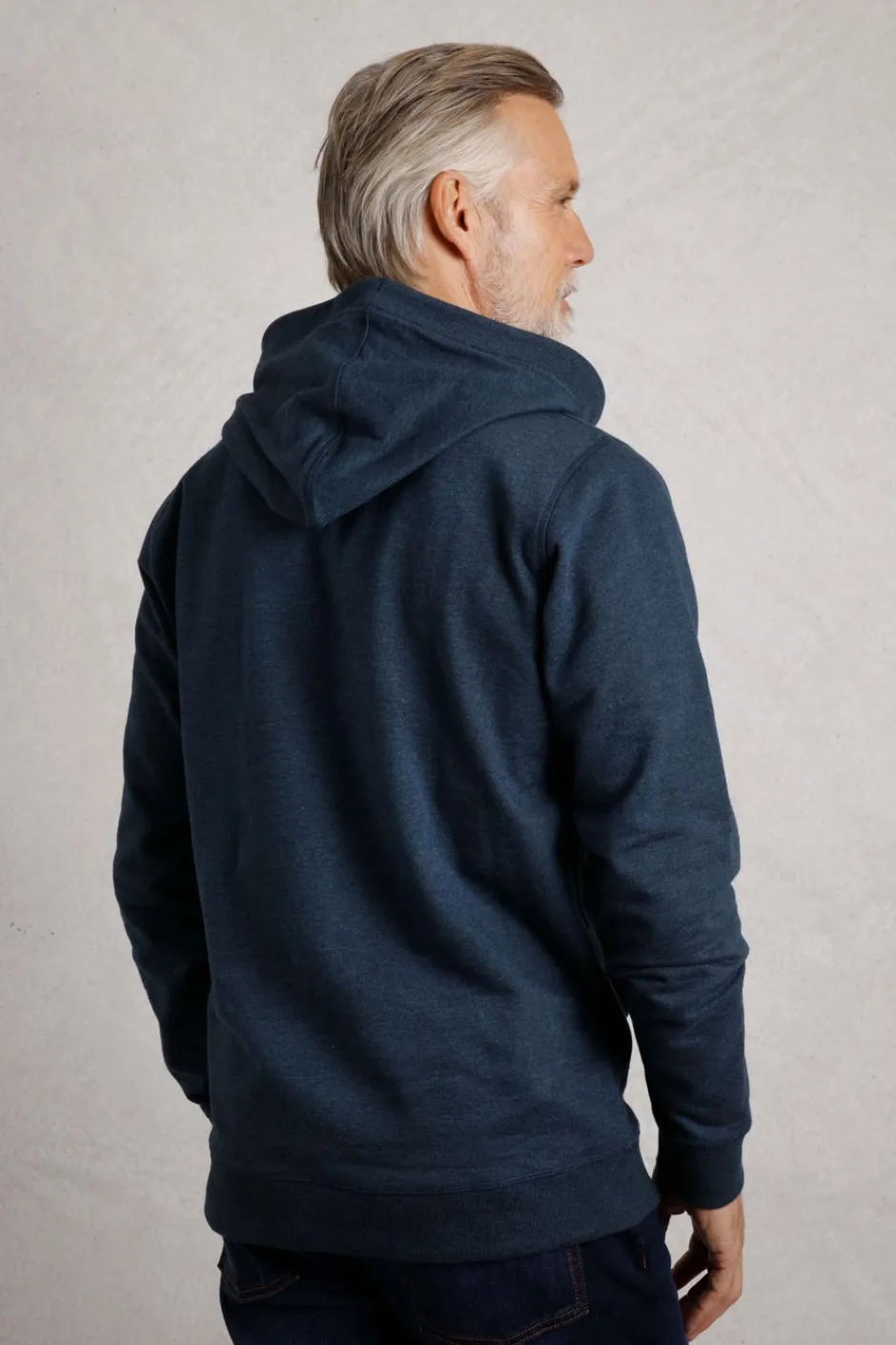 Weird Fish Sweatshirts & Hoodies|Bryant Front Print Graphic Popover Hoodie Navy