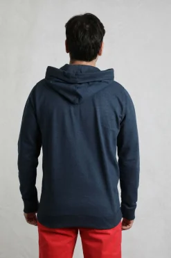 Weird Fish Sweatshirts & Hoodies|Bryant Front Print Graphic Popover Hoodie Navy