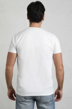Weird Fish T-Shirts|Camp Kit Front Print Eco Graphic T-Shirt Dusty White