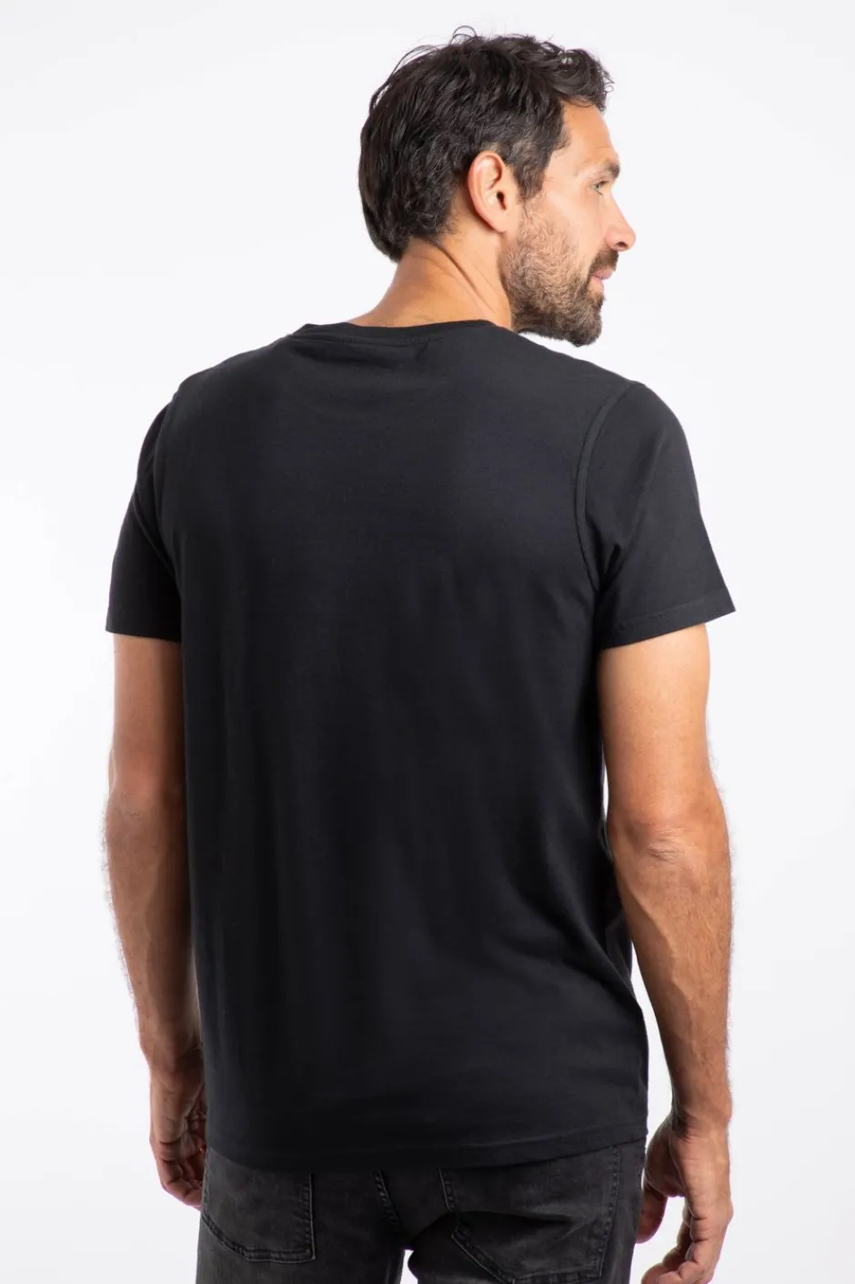 Weird Fish T-Shirts|Carp Side Front Print Artist T-Shirt Black