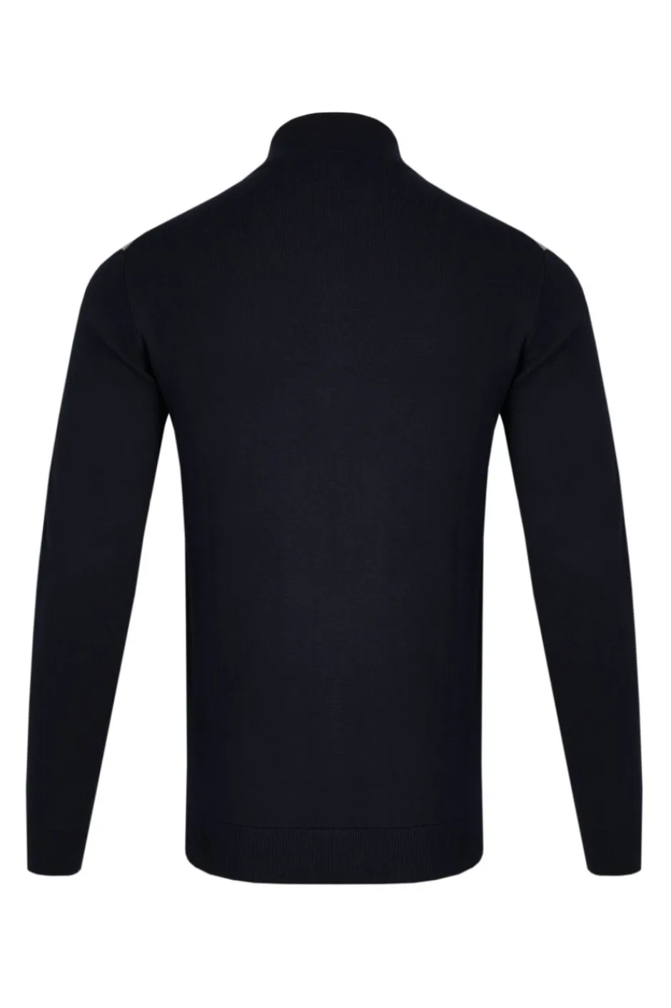 Weird Fish Coats, Jackets And Gilets|Carter Knitted Full Zip Bomber Jacket Midnight