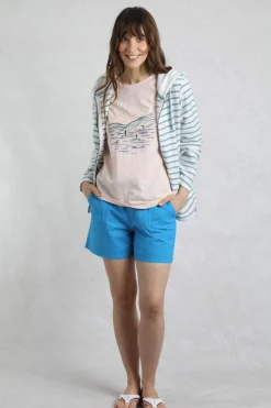Weird Fish Sweatshirts & Hoodies|Catalina Striped Full Zip Hoodie Mineral Blue