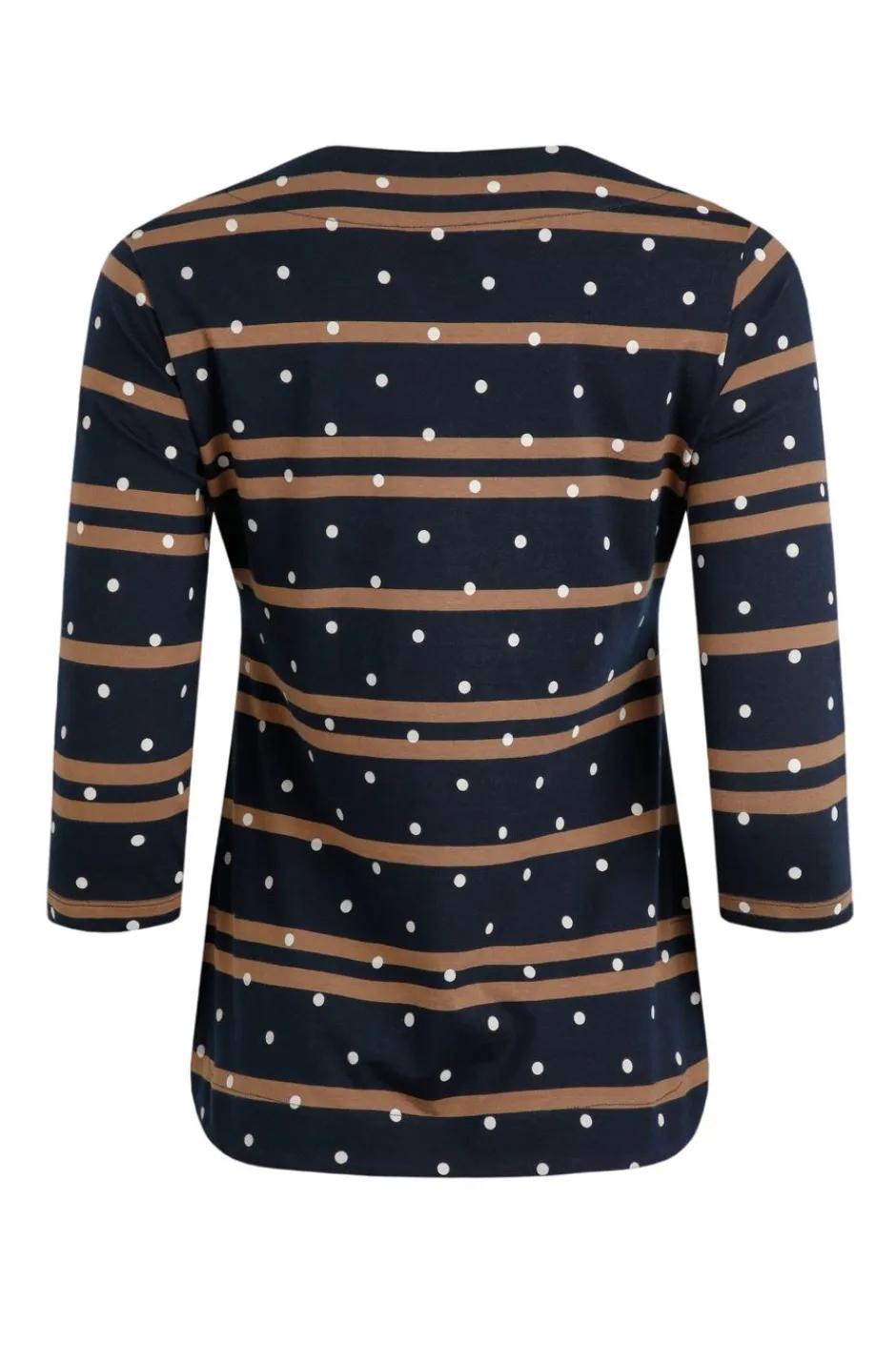 Weird Fish Tunics|Tops & T-Shirts|Cecily Organic Cotton Stripe Jersey T-Shirt Navy