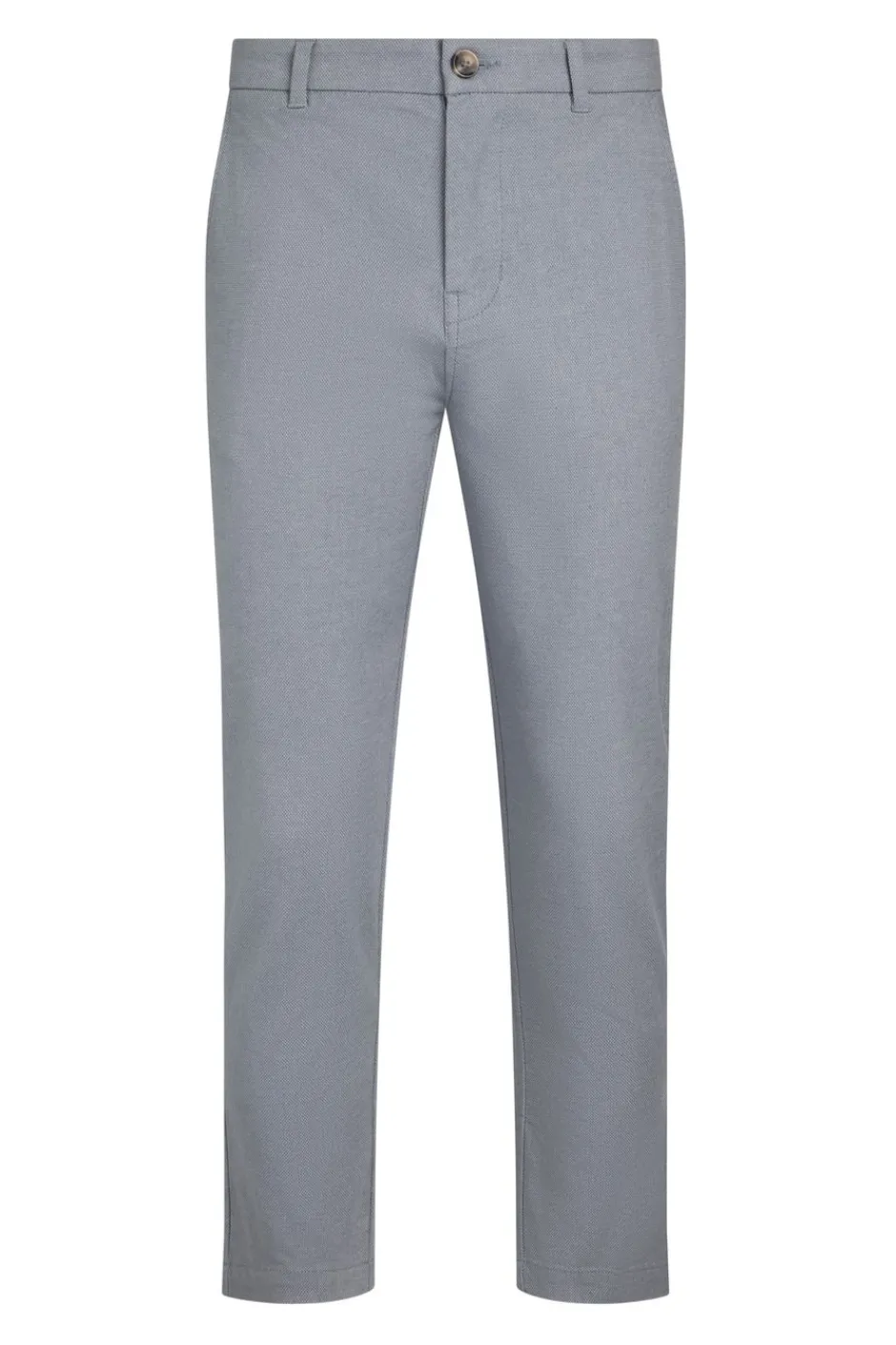 Weird Fish Trousers & Jeans|Charleigh Textured Chino Trousers Denim Blue